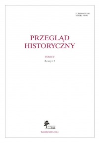 Przegląd Historyczny, rok 2014, nr 2