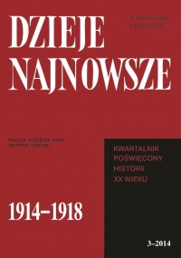 Dzieje Najnowsze, rok 2014, nr 3