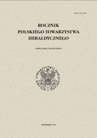 Rocznik Polskiego Towarzystwa Heraldycznego, nr XIII (XXIV)