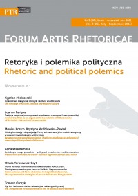 Forum Artis Rhetoricae Nr 3, lipiec - wrzesień, rok 2011