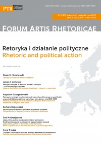 Forum Artis Rhetoricae Nr 2 (29), kwiecień - czerwiec, rok 2012
