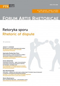 Forum Artis Rhetoricae Nr 1 (32), styczeń - marzec, rok 2013