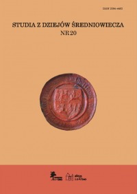 Studia z Dziejów Średniowiecza, nr 20