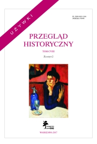 Przegląd Historyczny, rok 2017, nr 2