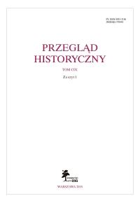 Przegląd Historyczny, rok 2018, nr 1