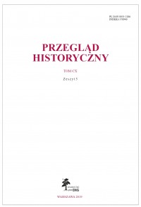 Przegląd Historyczny, rok 2019, nr 3