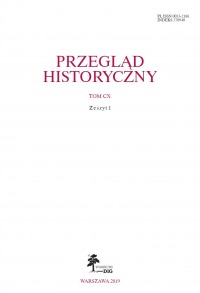 Przegląd Historyczny rok 2020, nr 1
