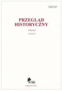 Przegląd Historyczny 2022 nr 2