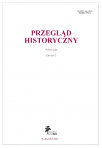 Przegląd Historyczny 2023 nr 3