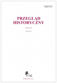 Przegląd Historyczny 2024 nr 3