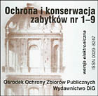 Ochrona i Konserwacja Zabytków, nr. 1-9 na CD-ROM