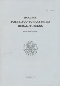 Rocznik Polskiego Towarzystwa Heraldycznego, nr III (XIV)