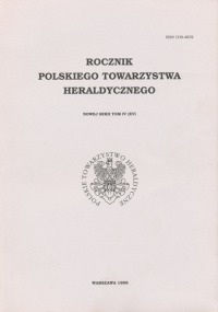 Rocznik Polskiego Towarzystwa Heraldycznego, nr IV (XV)