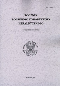 Rocznik Polskiego Towarzystwa Heraldycznego, nr VII (XVIII)