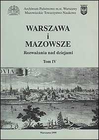 Warszawa i Mazowsze, tom IV
