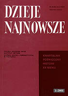 Dzieje Najnowsze, rok 2007, nr 1