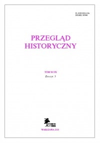 Przegląd Historyczny, rok 2008, nr 3