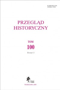 Przegląd Historyczny, rok 2009, nr 2