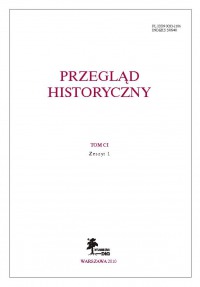 Przegląd Historyczny, rok 2010, nr 1