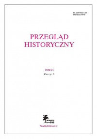 Przegląd Historyczny, rok 2010, nr 3