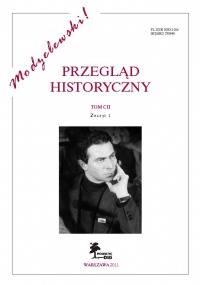 Przegląd Historyczny, rok 2011, nr 1
