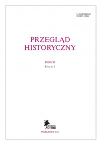 Przegląd Historyczny, rok 2011, nr 2