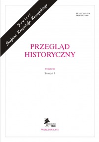 Przegląd Historyczny, rok 2011, nr 3