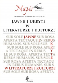 Napis. Seria XVII. Jawne i ukryte w literaturze i kulturze