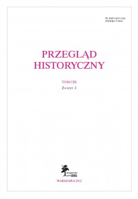 Przegląd Historyczny, rok 2012, nr 2